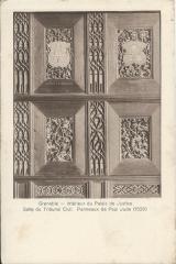 Intérieur du Palais de Justice - Salle du Tribune civil à Grenoble
