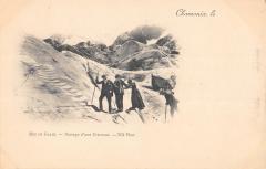 Chamonix -  Mer De Glace - Passage D'Une Crevasse