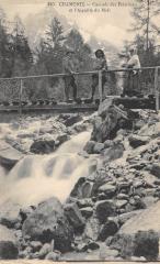 Chamonix - Cascade Des Pelerins Et Aiguille Du Midi