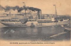 Marine - Sidi Brahim - Paquebot Poste Des Transports Maritimes - Algerie