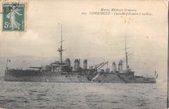 Marine De Guerre - Condorcet - Cuirasse D'Escadre A Turbines