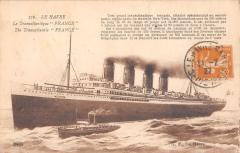 Marine - Paquebot  - Le Havre  - Le Transatlantique - La France