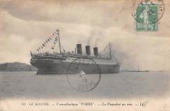 Marine - Le Havre - Le Transatlantique - Paris - Paquebot En Mer