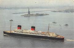 Marine Paquebot Liberte Dans Le Port De New York