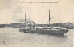 Marine - Paquebot - Bordeaux - Le Paquebot Cordillere Des Messageries Martim