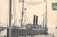 Marine - Paquebot  - Saint-Nazaire - La Navarre Dans La Nouvelle Entree