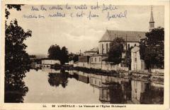 Luneville le Vezouse Eglise Saint-Leopold