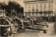 Nancy canons pris aux allemands à Nancy