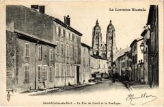 St Nicolas du Port Rue de Laval et Basilique