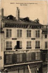 Nancy bombardement à Nancy