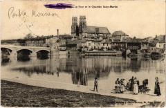 Pont a Mousson le pont et Quartier Saint-Martin à Mousson