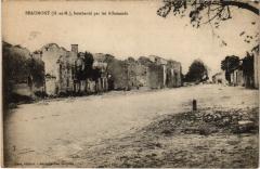 Beaumont bombardement à Beaumont