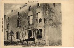 Haraucourt cour du chateau à Haraucourt