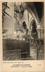 Seicheprey interieur de l'Eglise à Seicheprey