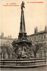 Nancy Fontaine et Place d'Alliance à Nancy