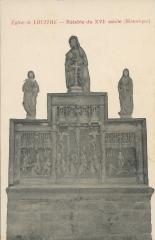 Eglise de Lhuitre - Rétable du XVIe siècle -
																					10700 Lhuître
																			