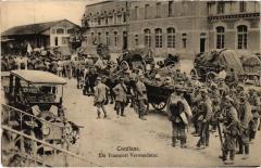 Conflans ein transport verwundeter