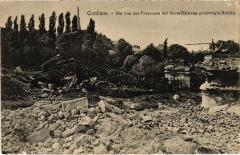 Conflans Ruckzug gesprengte Brucke