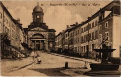 Badonviller Rue de l'Eglise