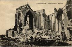 Remenonville Lirche nach der Schlacht