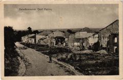 Zerschossenes Dorf Parroy
