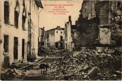 Gerbeviller apre le bombardement