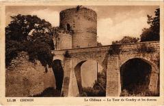 Chinon le chateau Tour de Coudry à Chinon