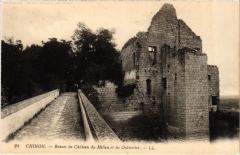 Chinon Ruines du chateau à Chinon