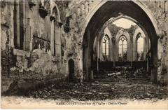 Haraucourt interieur de l'eglise à Haraucourt