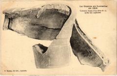 Curieuse forme d'un obus