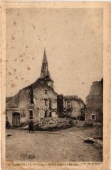 Village et clocher de Mont