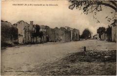 Beaumont bombarde par les Allemands à Beaumont
