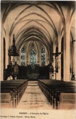 Benney interieur de l'eglise -
																					54740 Benney
																			