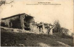 La Ferme de Sainte-Anne bombardee