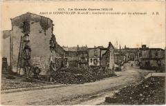 Gerbeviller bombarde et incendie -
													54 Meurthe et Moselle
												