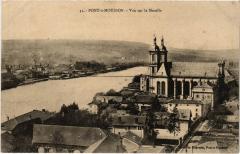 Pont a Mousson vue sur la Moselle à Mousson