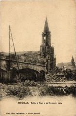 Baccarat eglise et Pont le 12 Septembre 1914 -
																					54120 Baccarat
																			