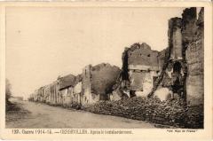 Gerbeviller apres le bombardement