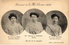 Paris Mi-Careme 1909 - Souvenir, Reine et ses Demoiselles