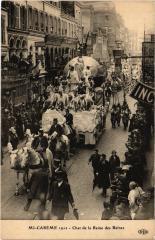 Paris Mi-Careme 1912 - Char de la reine des reines