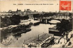 Paris Panorama de la Seine et du Musée du Louvre