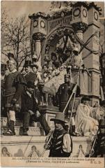 Paris Mi-Careme 1906 - Char des Reines de l'Alliance Latine