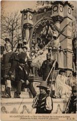 Paris Mi-Careme 1906 - Char des Reines de l'Alliance Latine