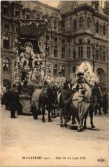 Paris Mi-Careme 1912 - Char de la Lyre d'Or