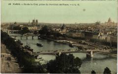 Paris Ile de la Cité, prise du Pavillon de Flore