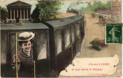 J'arrive á Paris et vous envoie le Bonjour