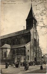 Carte postale ancienne Eglise Saint-Georges
                                                                     à Paris 19e
                                