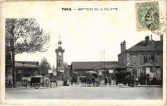 Carte postale ancienne Abattoirs de la Villette
                                                                     à Paris 19e
                                