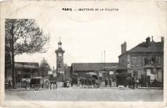 Carte postale ancienne Abattoirs de la Villette
                                                                     à Paris 19e
                                