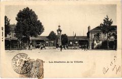 Carte postale ancienne Les Abattoirs de la Villette
                                                                     à Paris 19e
                                